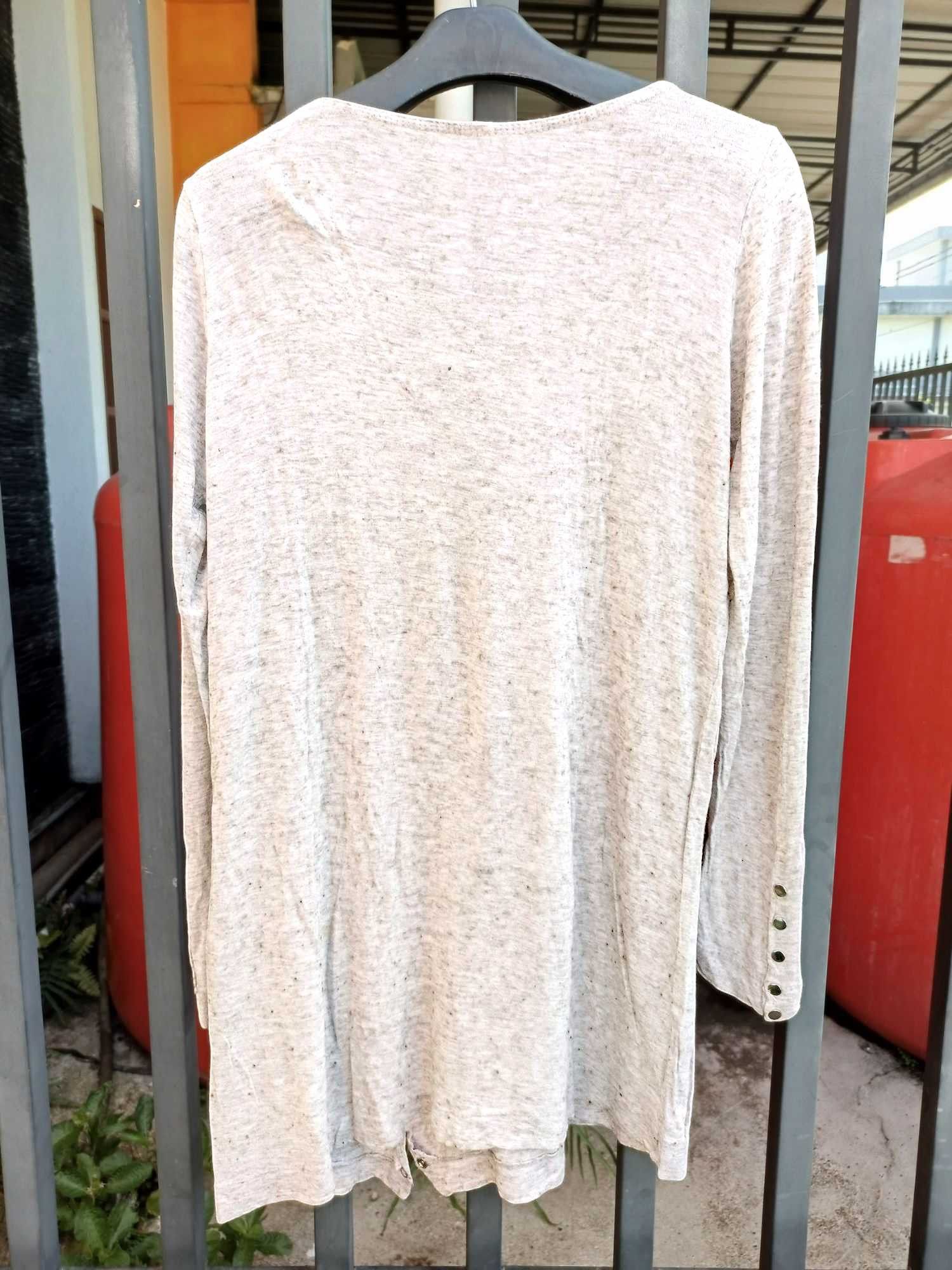 Japanese Brand "F" Asymmetrical Snap Button Longsleeve Size US M / EU 48-50 / 2 - 16 Thumbnail