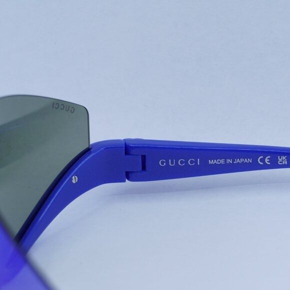 Gucci Gucci GG1650S 010 Sunglasses Blue Frame - Lowest Price! Size ONE SIZE - 7 Thumbnail