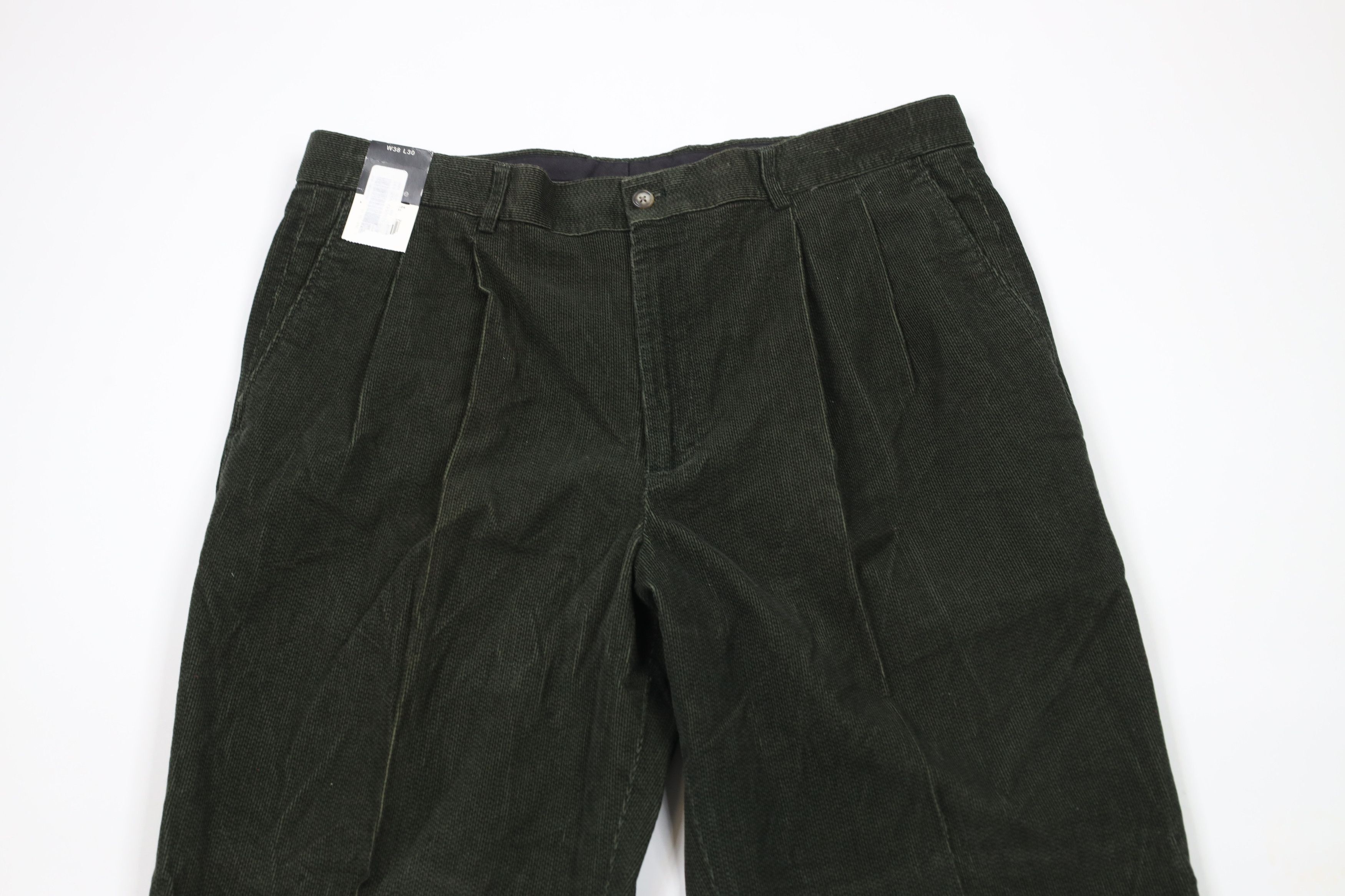 Vintage Deadstock Vintage 90s Streetwear Wide Leg Corduroy Pants Size US 38 / EU 54 - 2 Thumbnail