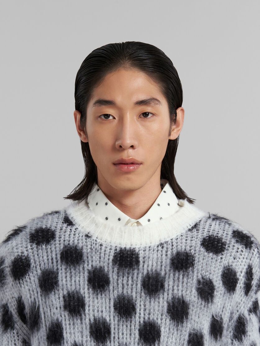 Marni o1w1db10824 Mohair Polka Dots Sweater in Multicolor Size US S / EU 44-46 / 1 - 4 Thumbnail