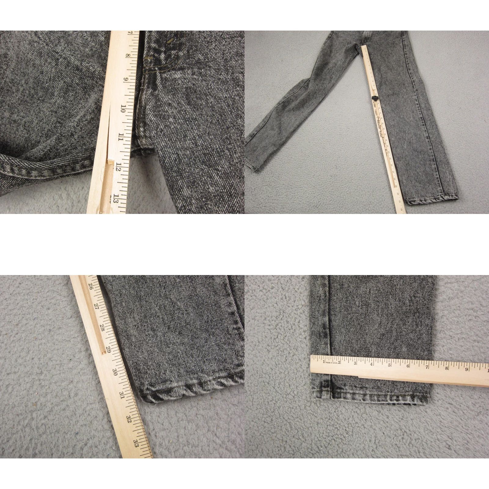 Levi's VINTAGE Levi's Jeans Mens Relaxed Straight 31 x 32 Gray Denim 5-Pocket 90s Theme Size US 31 - 8 Thumbnail
