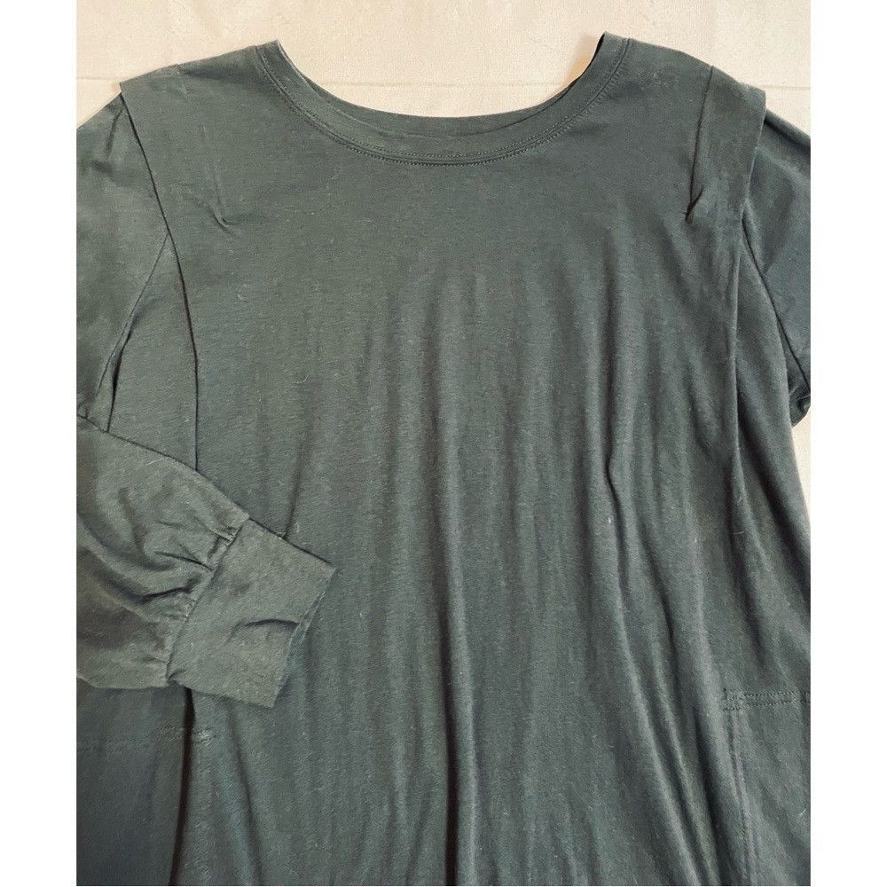 Free People New Free People Beach Black Cotton Long Sleeve T-Shirt Tuni Size M / US 6-8 / IT 42-44 - 9 Thumbnail