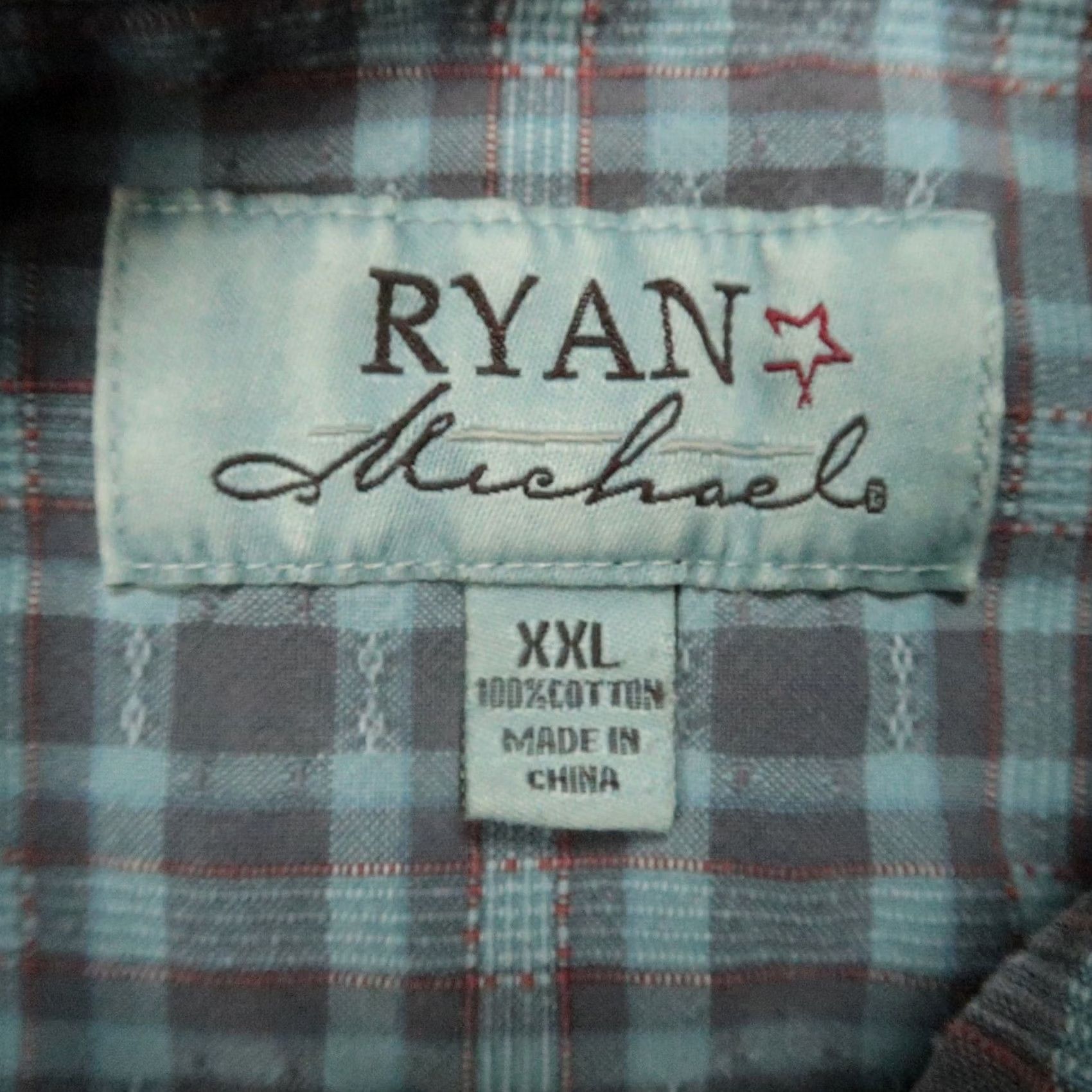 Vintage - Maximizes Search Visibility: Combines key terms like "Ryan Michael'S" and "Plaid Long Sleeve Shirt" which directly target the Size US XXL / EU 58 / 5 - 3 Thumbnail