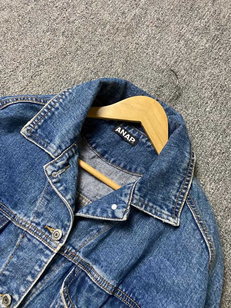 Japanese Brand ANAP Brand Distressed Denim Jacket (186) Size US M / EU 48-50 / 2 - 6 Thumbnail