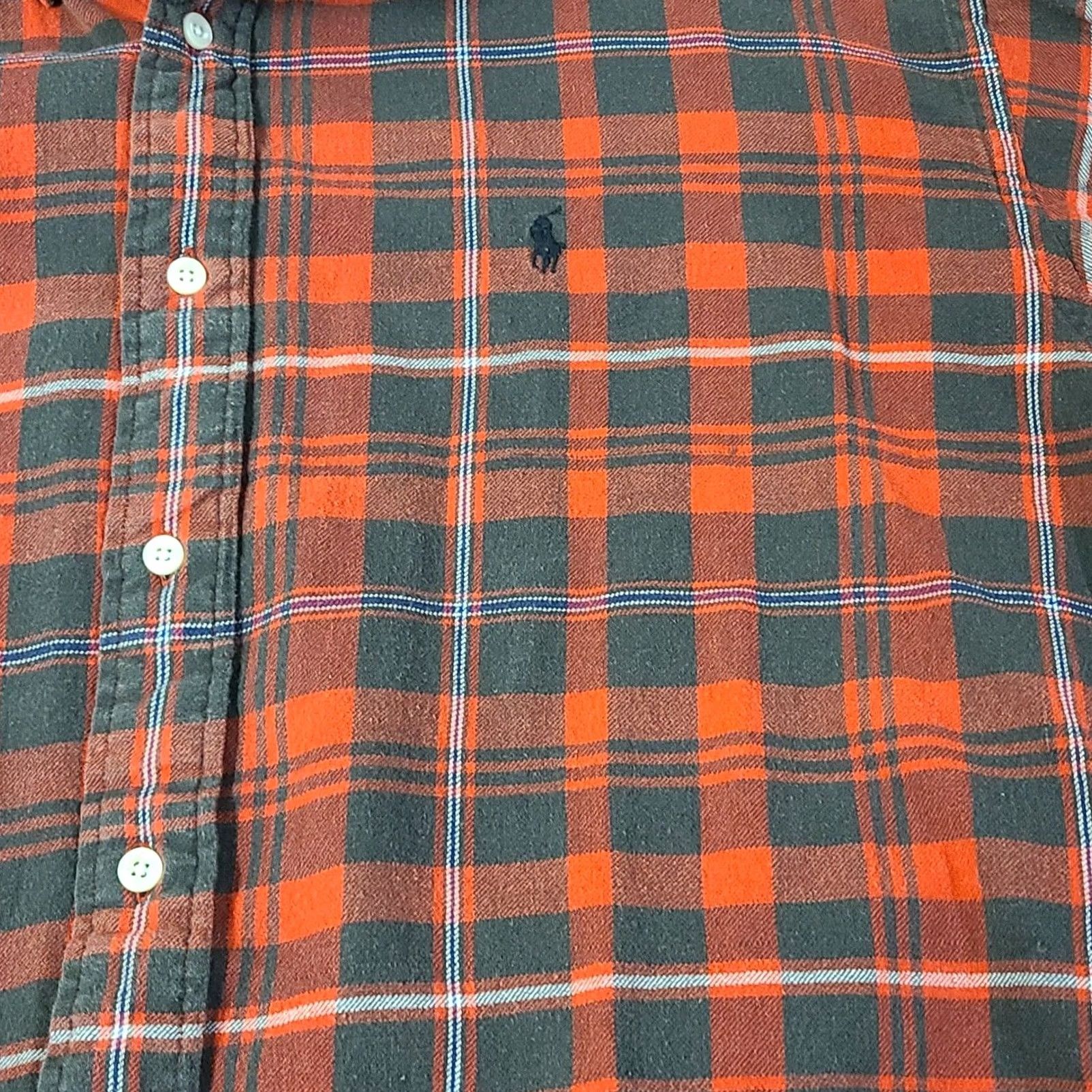 Polo Ralph Lauren Ralph Lauren Mens Multicolor Plaid Long Sleeve Cotton Button Up Shirt L Size US L / EU 52-54 / 3 - 4 Thumbnail