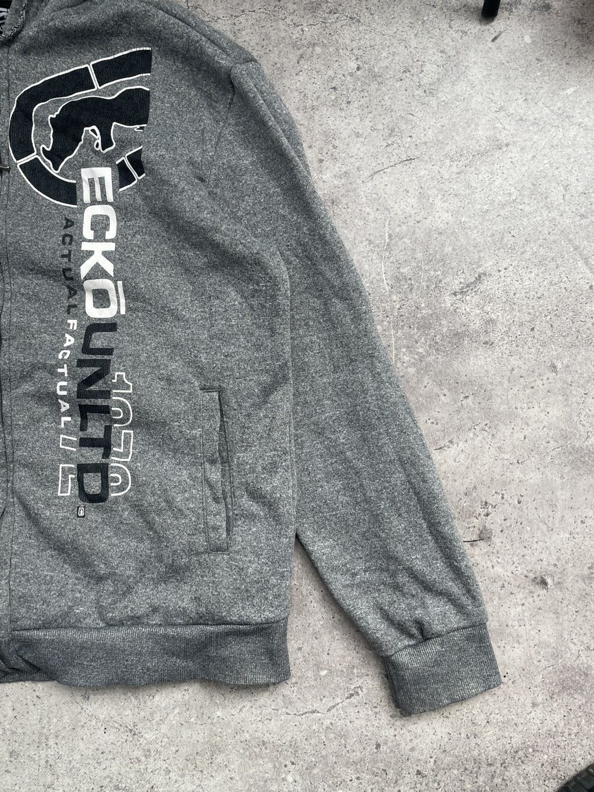 Ecko Unltd. Vintage Big Logo Rare Skate Rap Ecko Unltd Zip Hoodie Size US XL / EU 56 / 4 - 4 Thumbnail