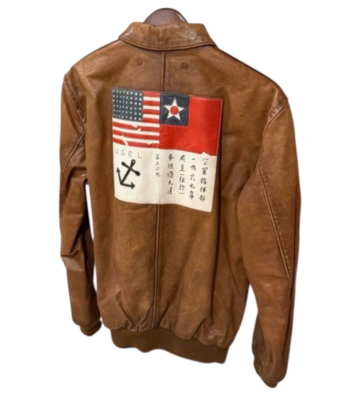 Ralph Lauren Ralph Lauren A-2 Leather Flight Jacket Distressed Bomber Size US L / EU 52-54 / 3 - 5 Thumbnail