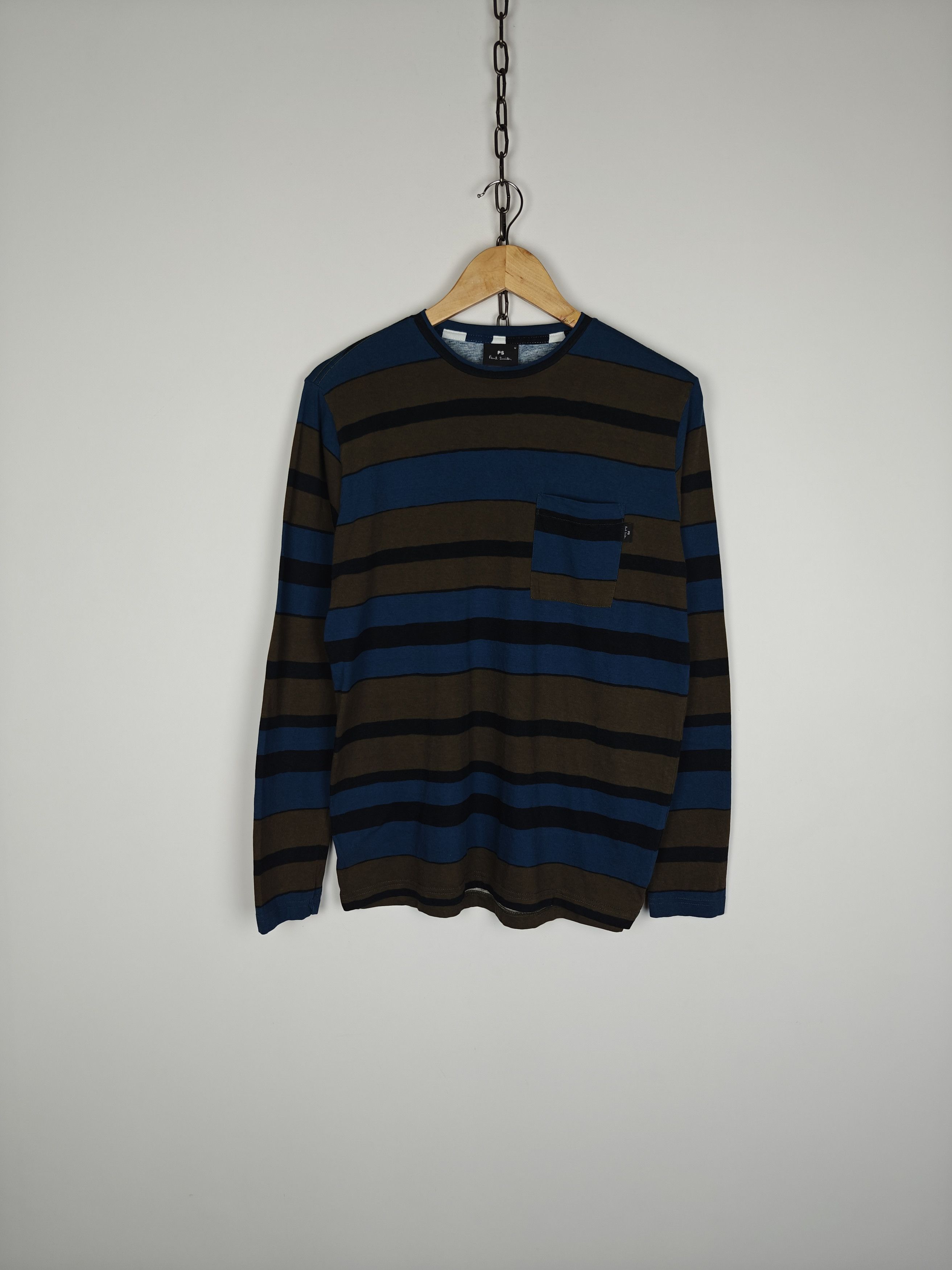 Paul Smith Paul Smith Longsleeve Pullover Striped size M Size US M / EU 48-50 / 2 - 1 Thumbnail