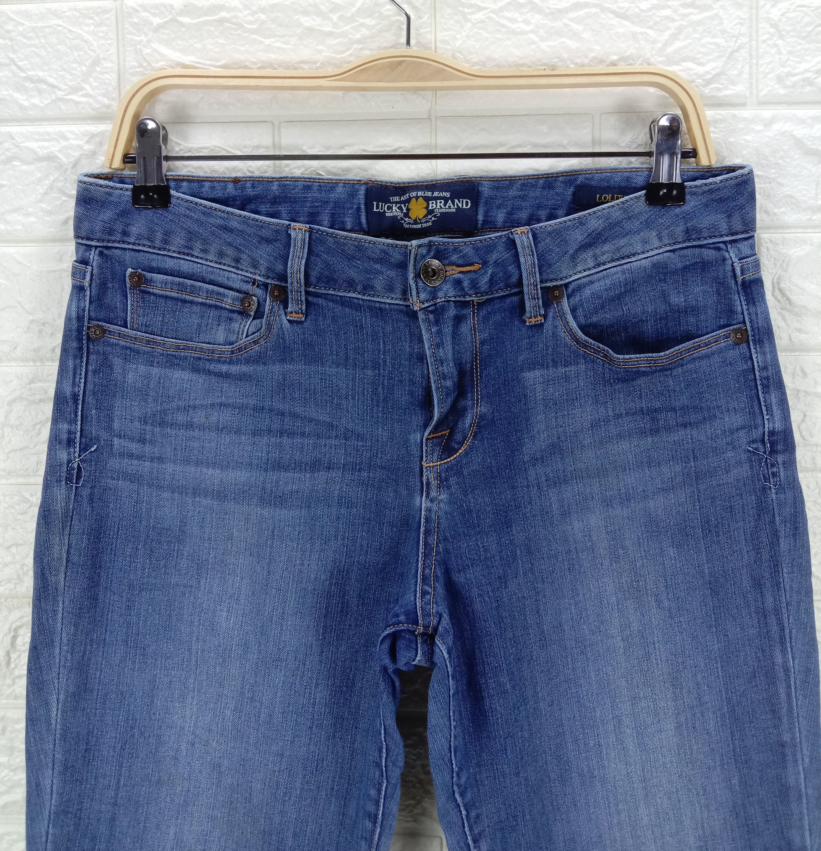 Lucky Brand Vintage Lucky Brand Flare Jeans Boot Cut Denim Size 32" / US 10 / IT 46 - 2 Thumbnail