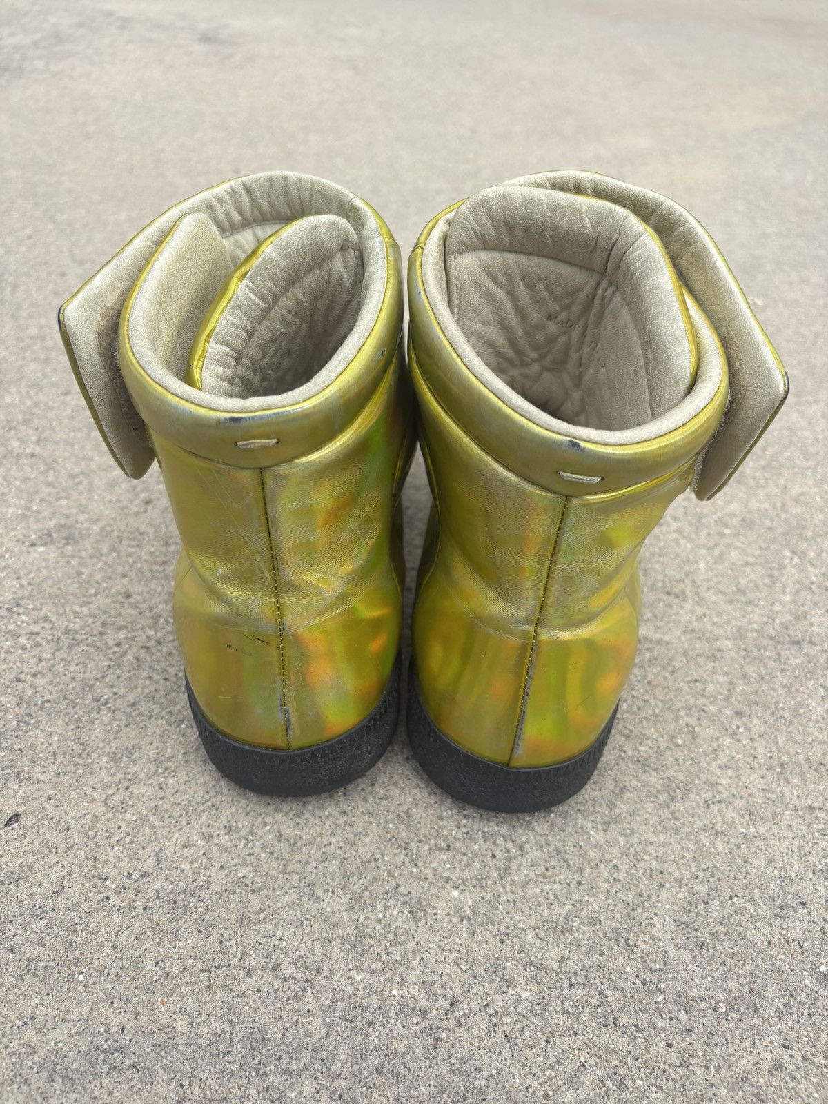 Maison Margiela MAISON MARGIELA New Future High 10 43 Yellow Black Size US 10 / EU 43 - 2 Thumbnail