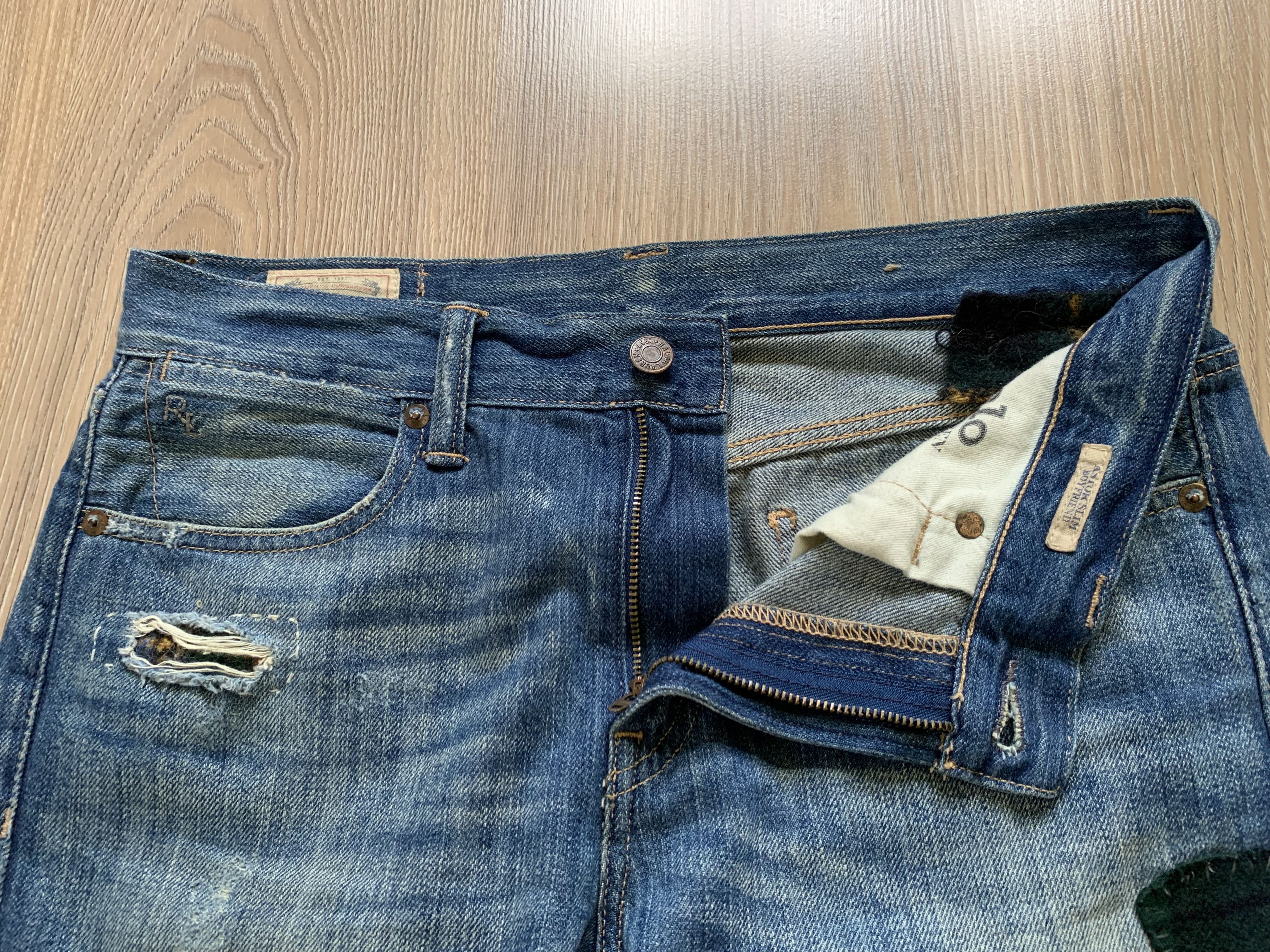 Polo Ralph Lauren Polo Ralph Lauren Blue Denim Jeans Size US 26 / EU 42 - 6 Thumbnail
