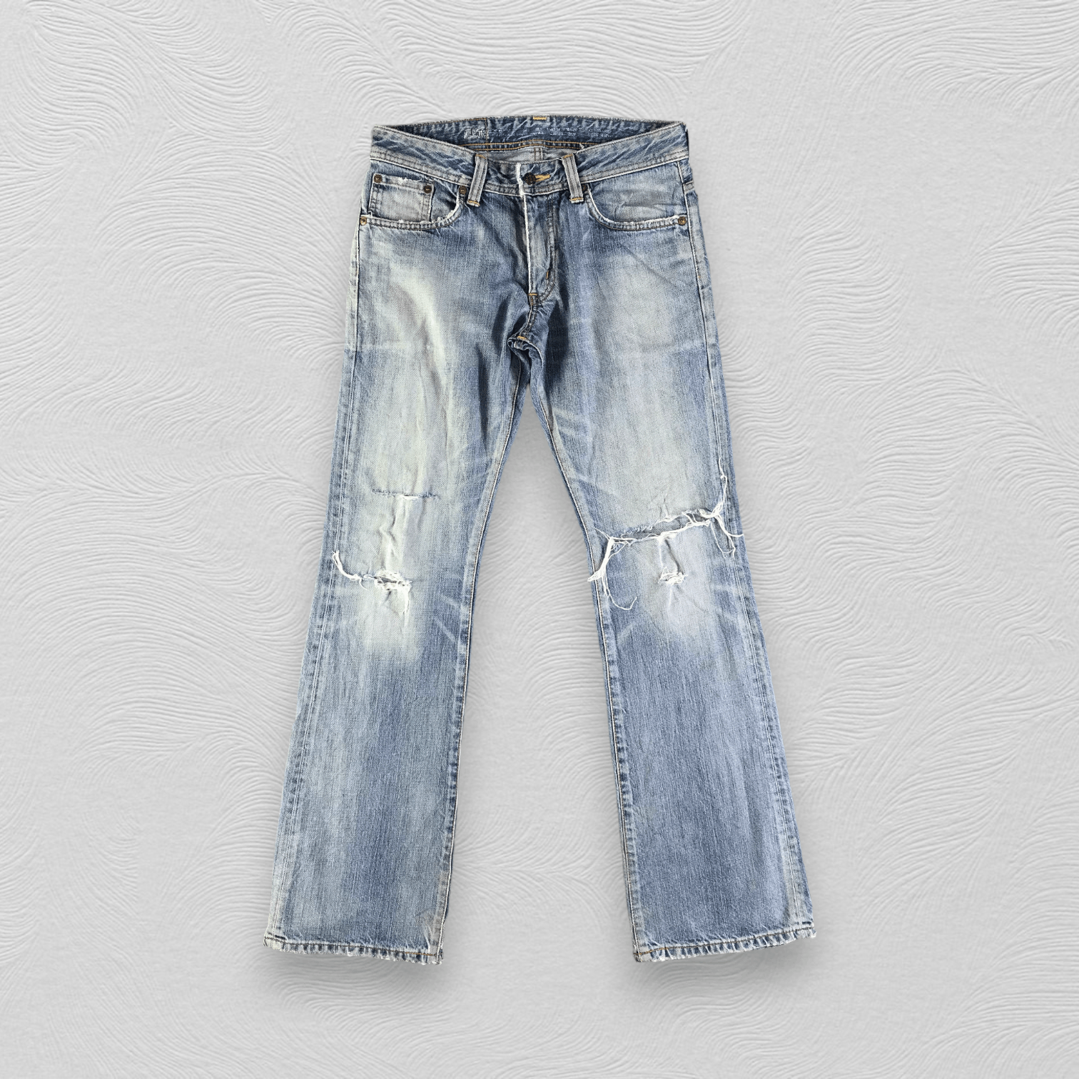 Edwin Edwin 511 Flare Jeans Ripped Denim KJ3066 | Grailed