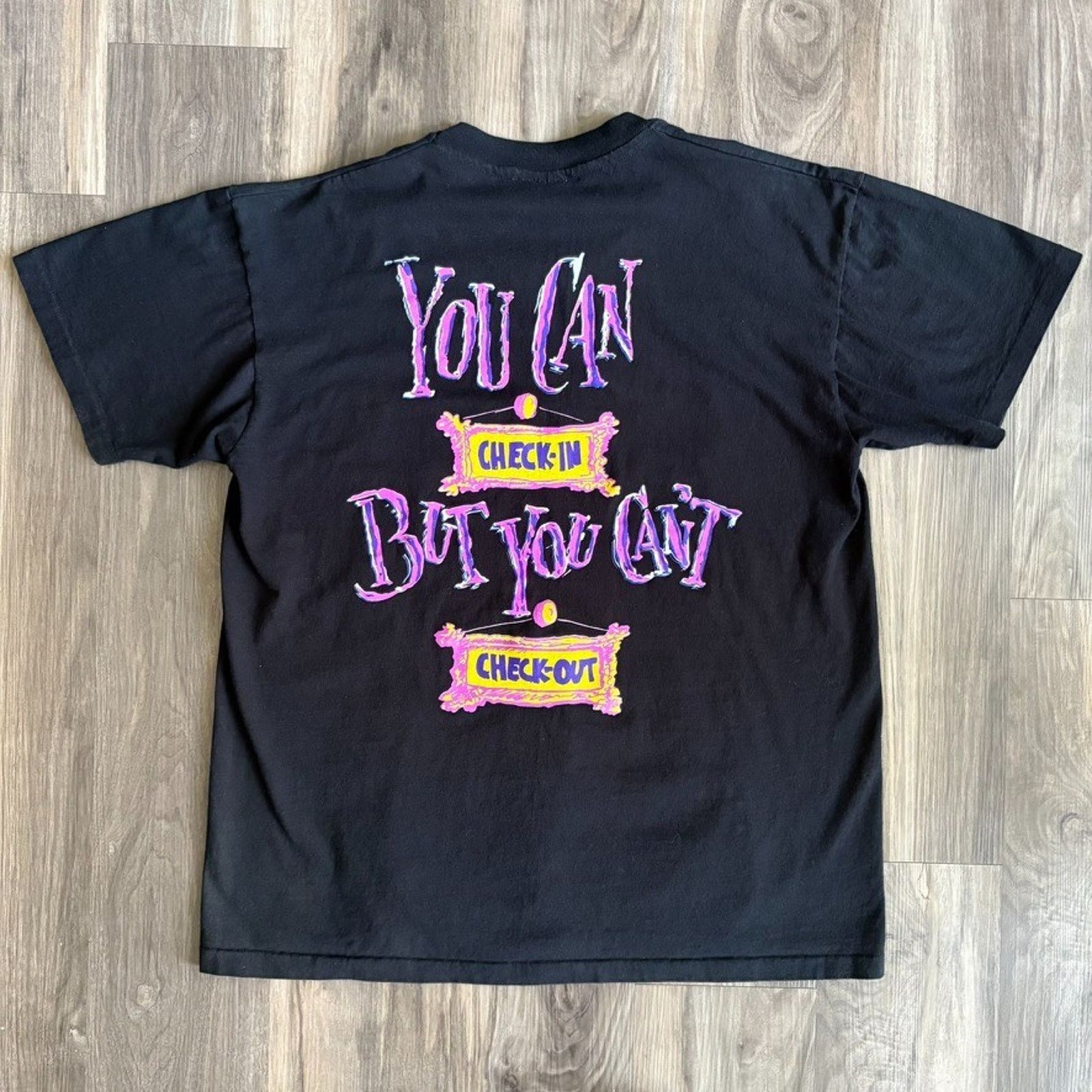 Vintage Disney The Twilight Zone Tower Of Terror T-Shirt L 