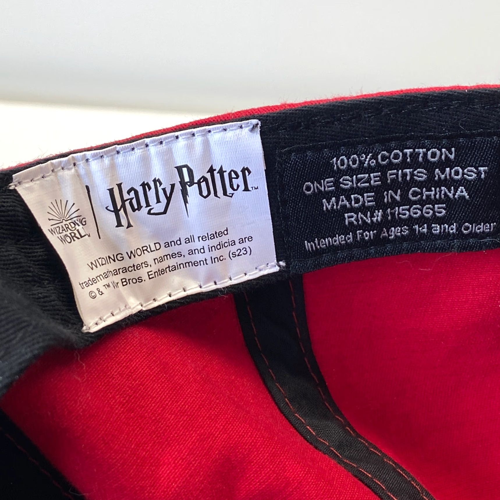 Vintage Harry Potter Gryffindor Alumni Hogwarts Strapback Dad Hat Red NEW Baseball Cap Unisex Adults Adjustable Size Cotton Hat Size ONE SIZE - 8 Thumbnail