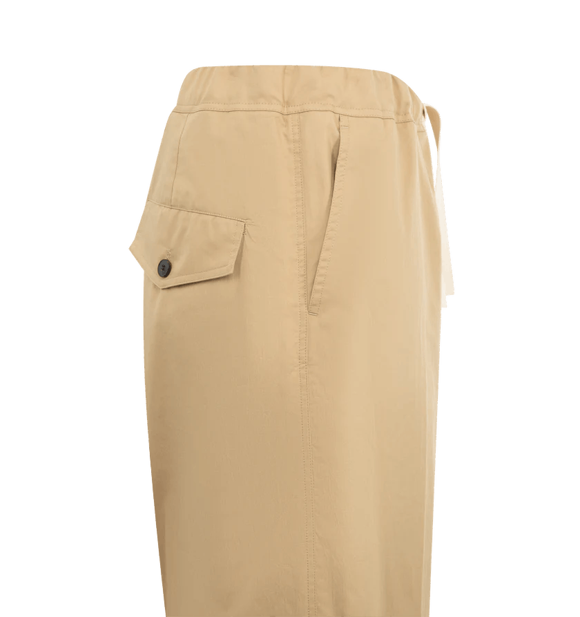 Dries Van Noten o1h1sh10525 Drawstring Cargo Trousers in Beige Size US 34 / EU 50 - 3 Thumbnail