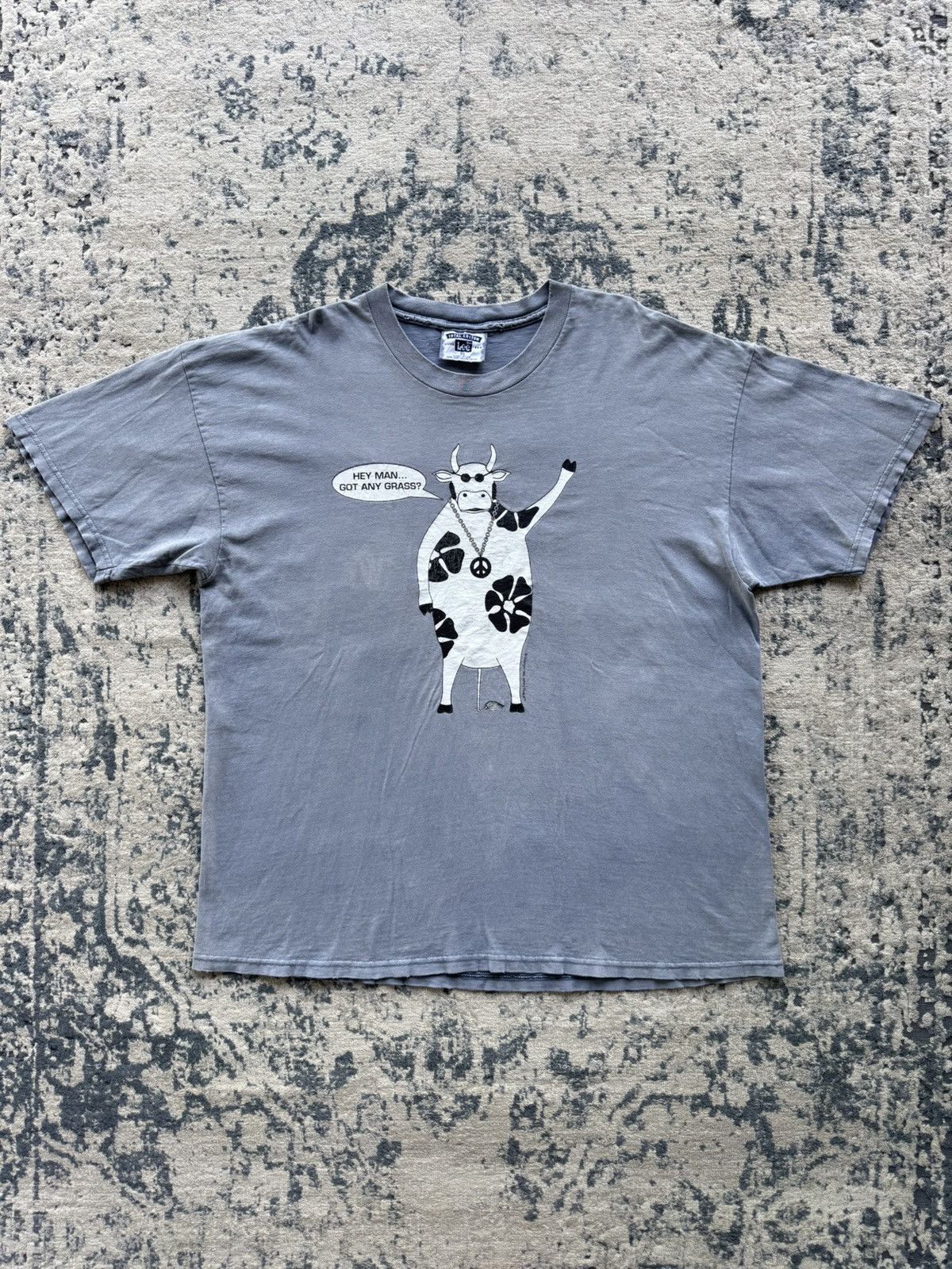 Band Tees HEY MAN GOT ANY GRASS? 90‘s 🐄😮‍💨 Size US XL / EU 56 / 4 - 2 Thumbnail