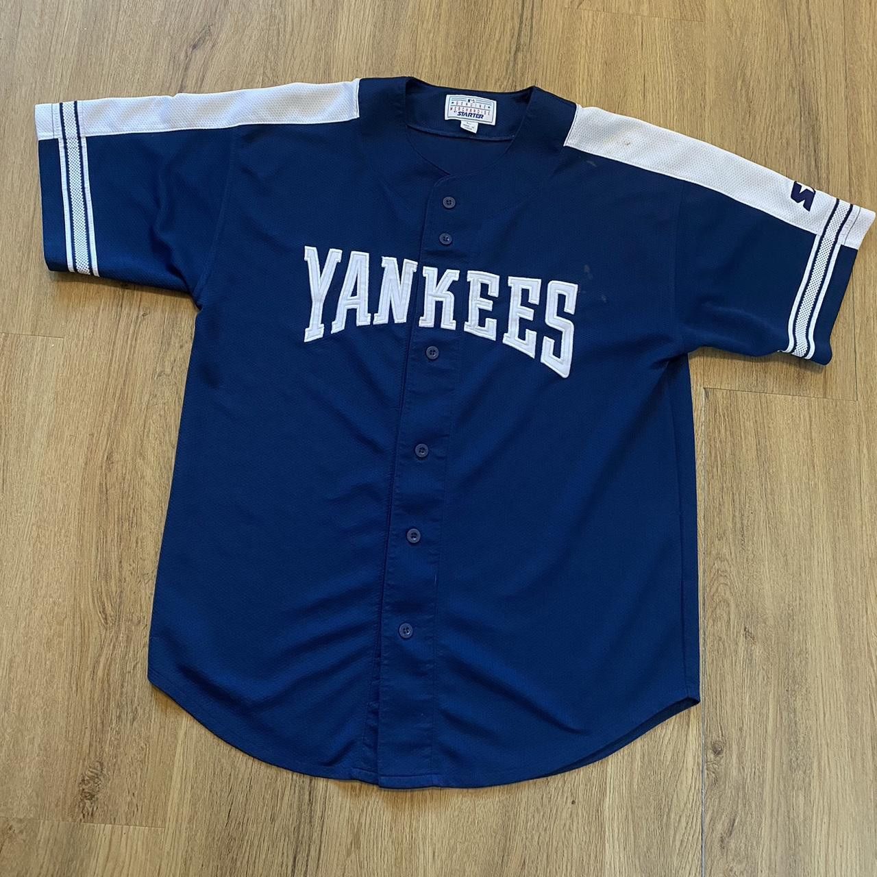 Starter Starter navy and white New York Yankees baseball Size US L / EU 52-54 / 3 - 1 Thumbnail