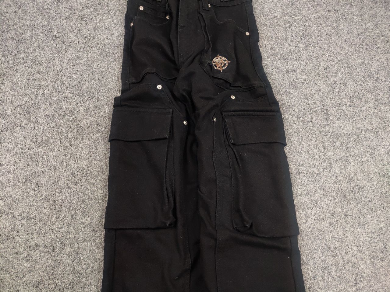 Japanese Brand Vicinity Design Multipocket Zip logo cargo Back Baggy Pants Size US 30 / EU 46 - 5 Thumbnail