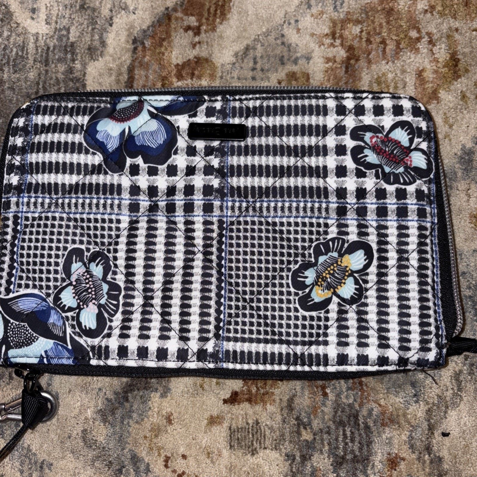 Vera Bradley Vera Bradley RFID Wristlet Blueberry Blooms Plaid Pattern Size ONE SIZE - 2 Thumbnail