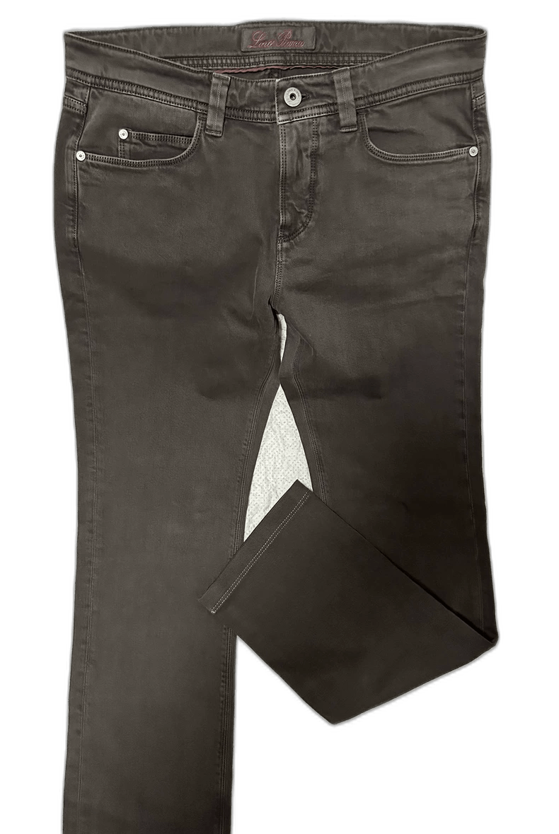 Brunello Cucinelli Loro Piana Men's Black Limited Jeans Size US 33 - 1 Thumbnail