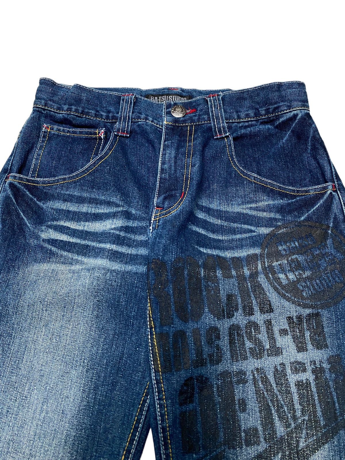 Vintage Vintage Japanese Brand Ba-Tsu Studio Jeans 1990s Size US 29 - 4 Thumbnail