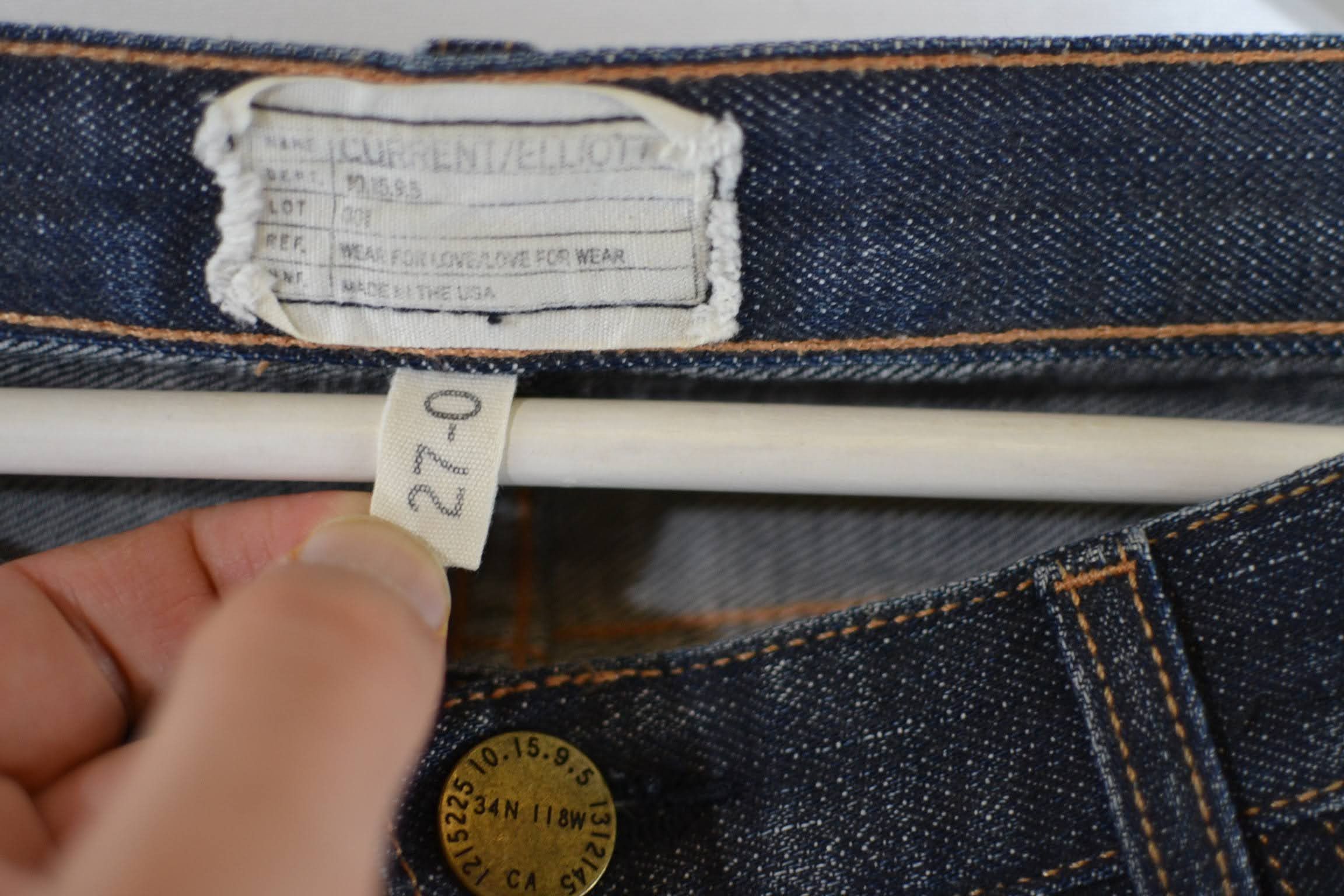 Current/Elliot Pre Distressed The Skinny Loved Destroy Jeans Size 27" / US 4 / IT 40 - 10 Thumbnail