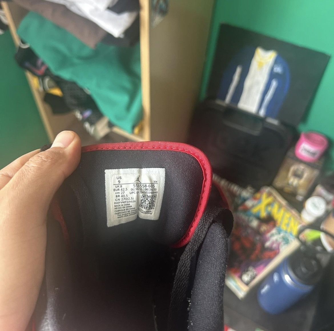 Jordan Brand Jordan 1 red and black Size US 9 / EU 42 - 3 Thumbnail