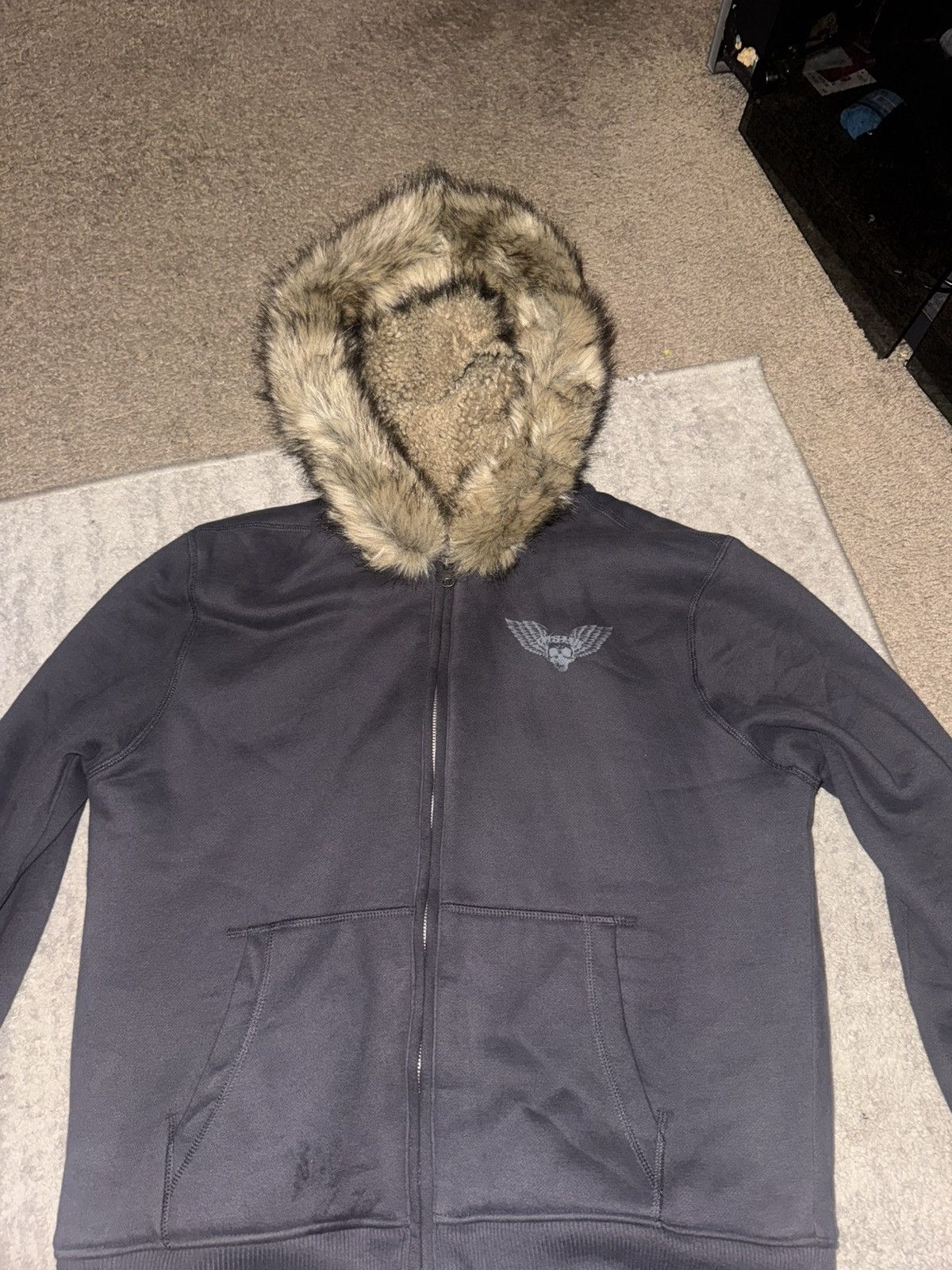 Hollister Hollister Faux Fur Jacket Size US L / EU 52-54 / 3 - 1 Thumbnail