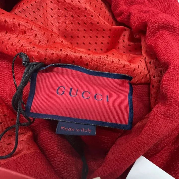 Gucci Gucci Gucci SS21 Red Knit Long Sleeve Hoodie -2506 Size US M / EU 48-50 / 2 - 4 Thumbnail