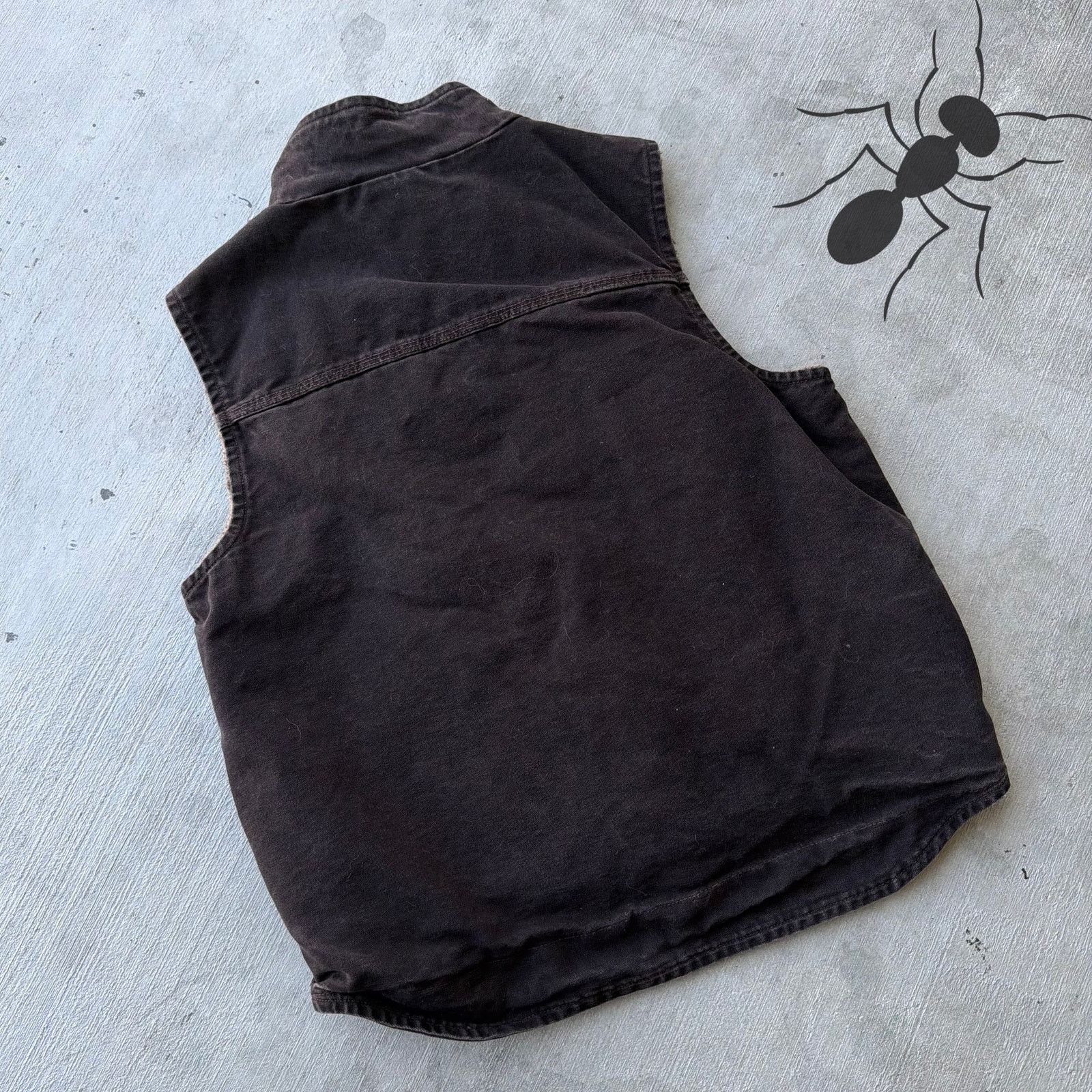 Carhartt × Vintage Carhartt V33 DKB brown work wear vest Size US M / EU 48-50 / 2 - 4 Thumbnail
