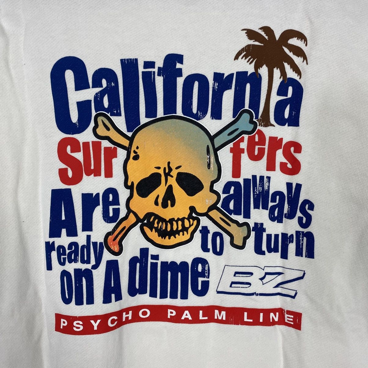 Japanese Brand 📌BZ California Sun Wear Psycho Palm Line Big Logo Size US M / EU 48-50 / 2 - 17 Thumbnail