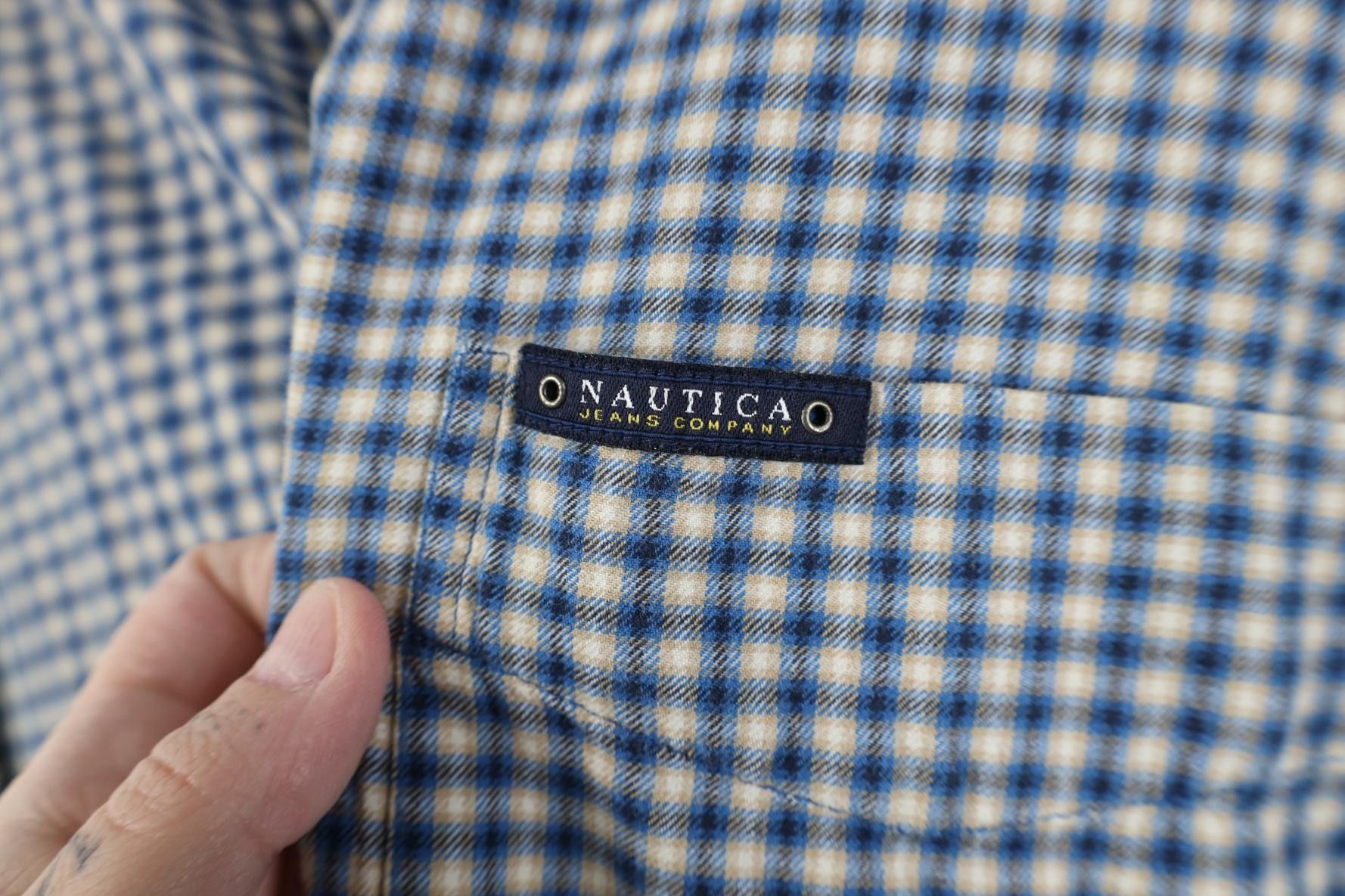Nautica Vintage 90s Nautica Fit Flannel Collared Button Shirt Plaid Size US XL / EU 56 / 4 - 6 Thumbnail