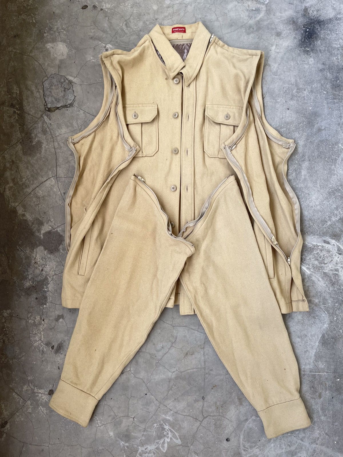 Jun Takahashi × Undercover A/W1998-1999 Undercover Small Part Wool Button Jacket Size US L / EU 52-54 / 3 - 7 Thumbnail