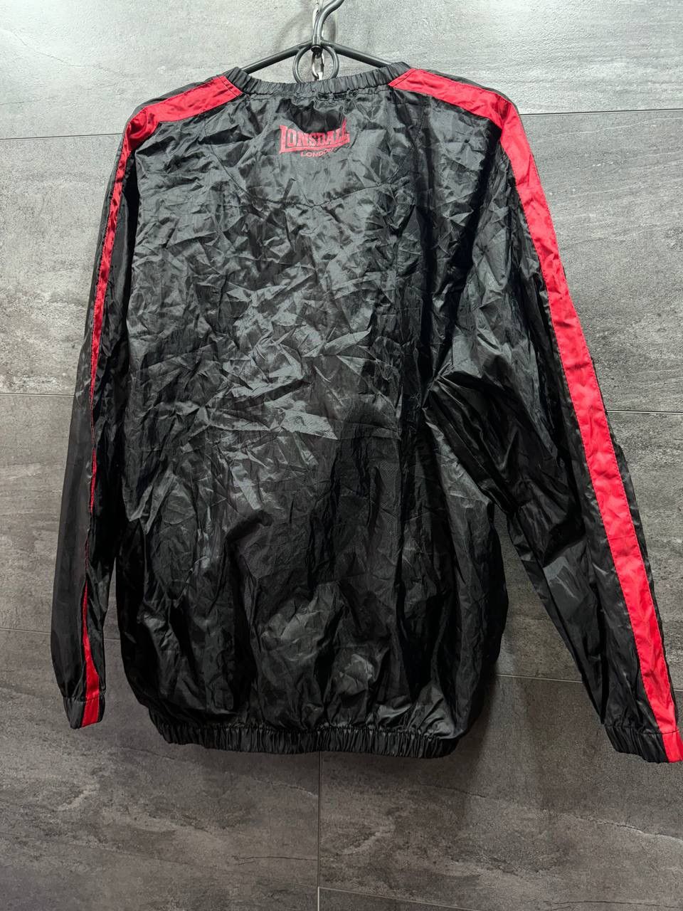 Lonsdale × Vintage Vintage Lonsdale Jacket Mens Large Black Boxing Sweatshirt Size US M / EU 48-50 / 2 - 13 Thumbnail