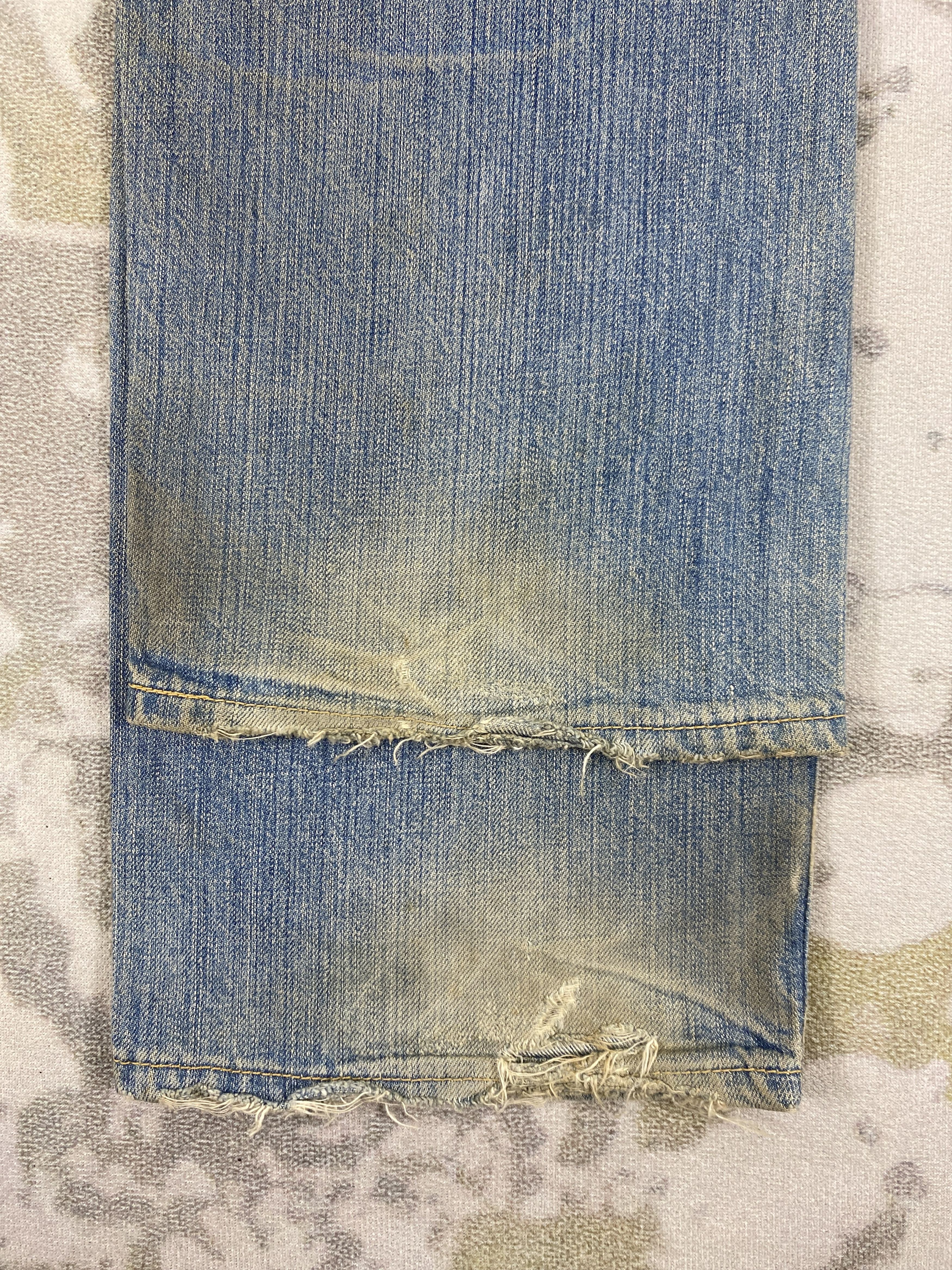 Levi's Distressed Blue Vintage Levi's 501 Jeans 32x31 Denim JN3482 Size US 32 / EU 48 - 14 Thumbnail