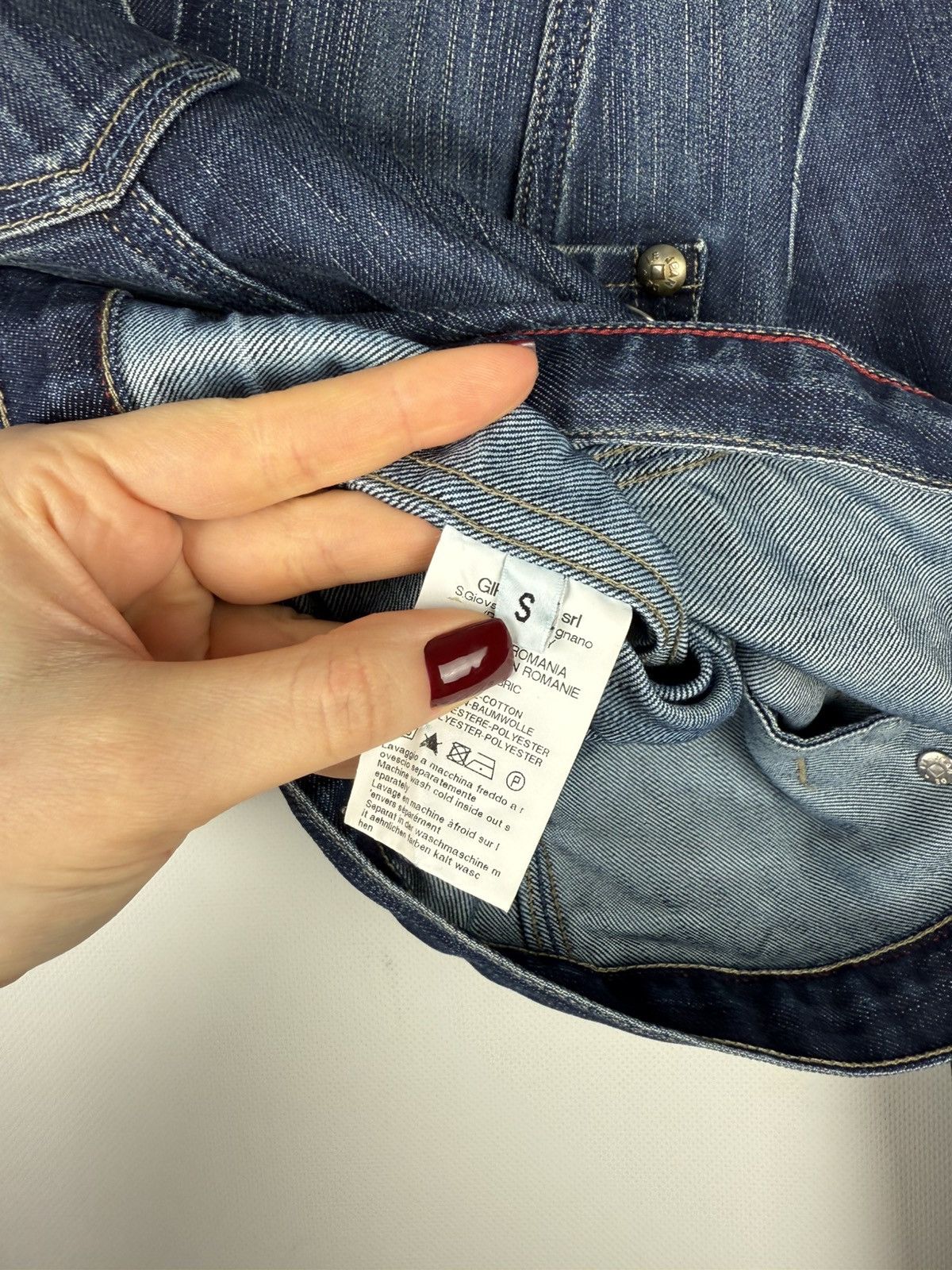 Marithe + Francois Girbaud × Vintage Marithe Francois Girbaud Vintage Avant-garde Denim Jacket Size S / US 4 / IT 40 - 21 Thumbnail