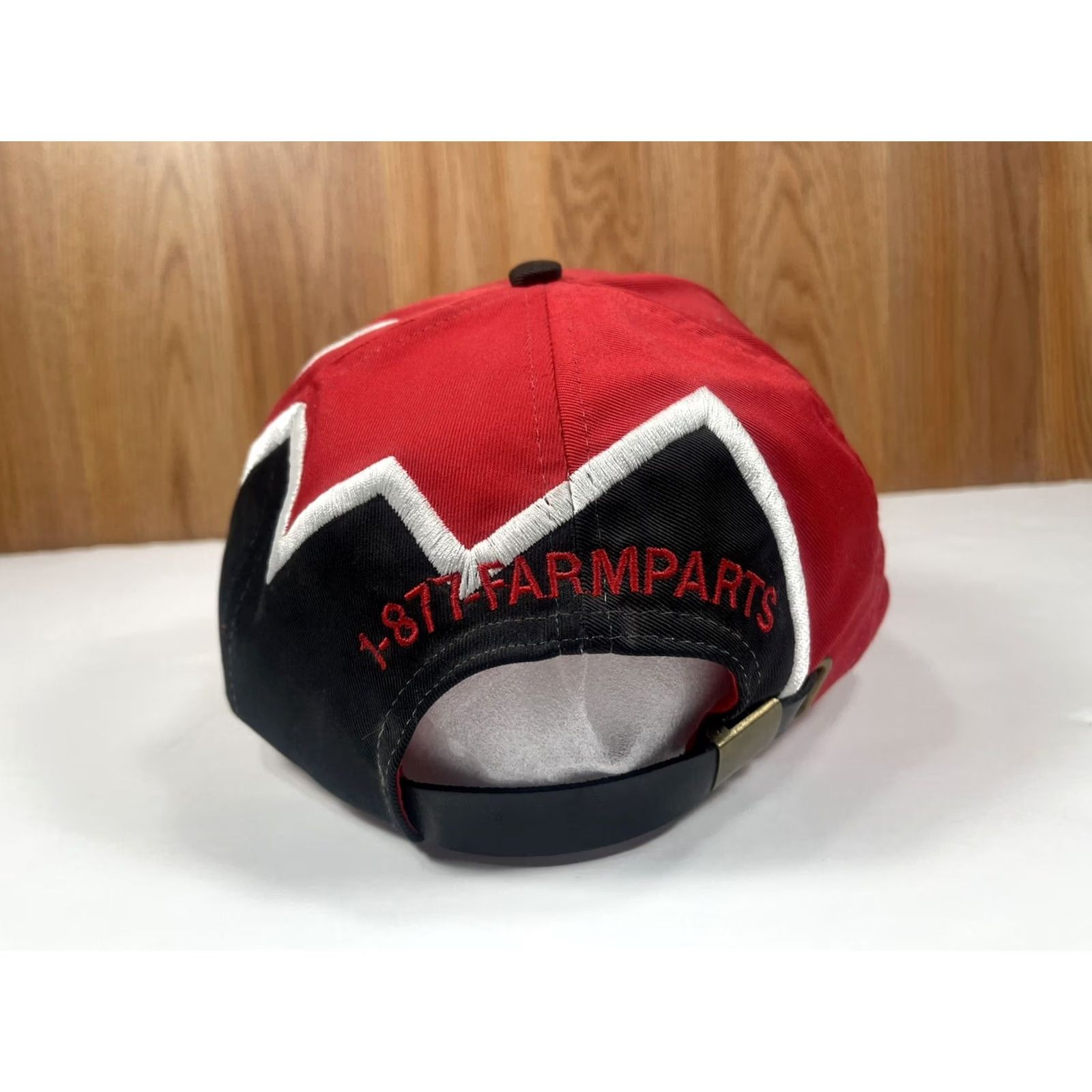 Equipment Professional Image Leather Strap Back Red Hat Cap Mens Adjustable Classic Logo Size ONE SIZE - 5 Thumbnail