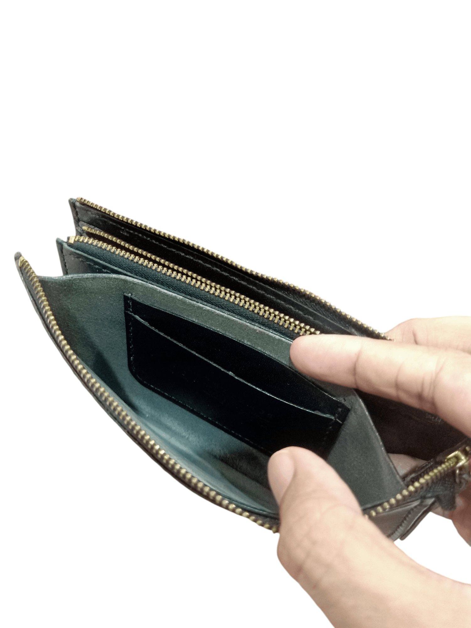 Genuine Leather × Japanese Brand Rhythmos The Zip Leather Wallet Size ONE SIZE - 11 Thumbnail