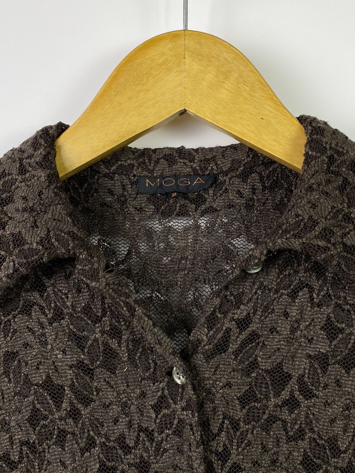 Hysteric Glamour × If Six Was Nine × Japanese Brand moga lace shirt open knit gothic style Size S / US 4 / IT 40 - 3 Thumbnail