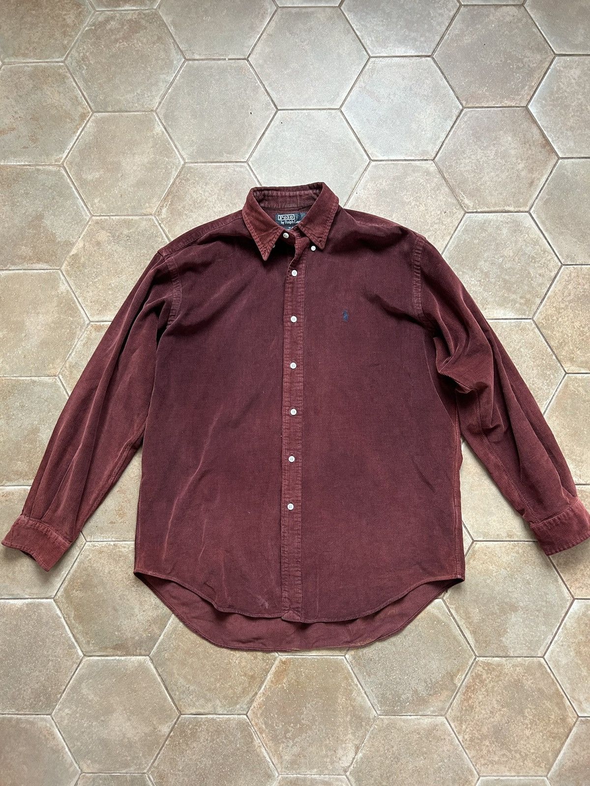 Polo Ralph Lauren VINTAGE POLO RALPH LAUREN VELVET VELUR SHIRT