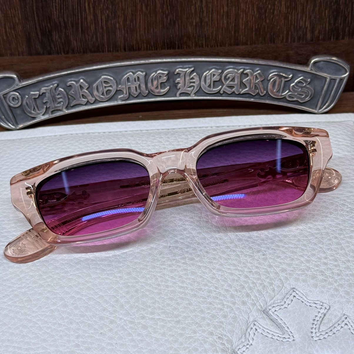 Chrome Hearts Chrome Hearts Asstraordinaire 1/1 ‘EUPHORIA’ Sunglasses Size ONE SIZE - 1 Thumbnail