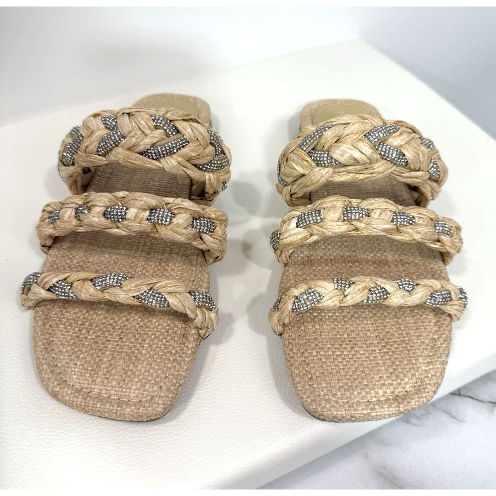 Nine West Nine West Qazz Sandals Slide Slip On Flats Wo’s Size 6M Size US 6 / IT 36 - 7 Thumbnail