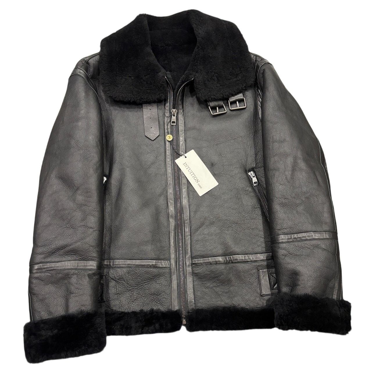 Other *R38 INTUITION Sheep Leather Bomber Jacket FR50/US40 Large Size US L / EU 52-54 / 3 - 1 Thumbnail