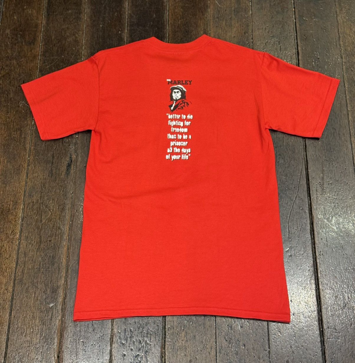 Bob Marley × Vintage Bob Marley Zion Rootswear Vintage Red T-Shirt Size S Size US S / EU 44-46 / 1 - 2 Thumbnail