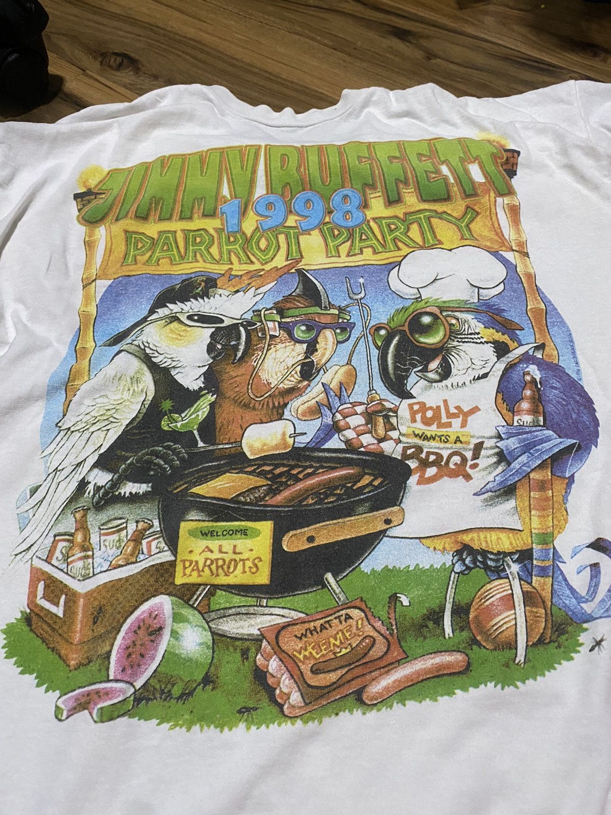 Vintage Vintage Jimmy Buffett Shirt Size US L / EU 52-54 / 3 - 5 Thumbnail