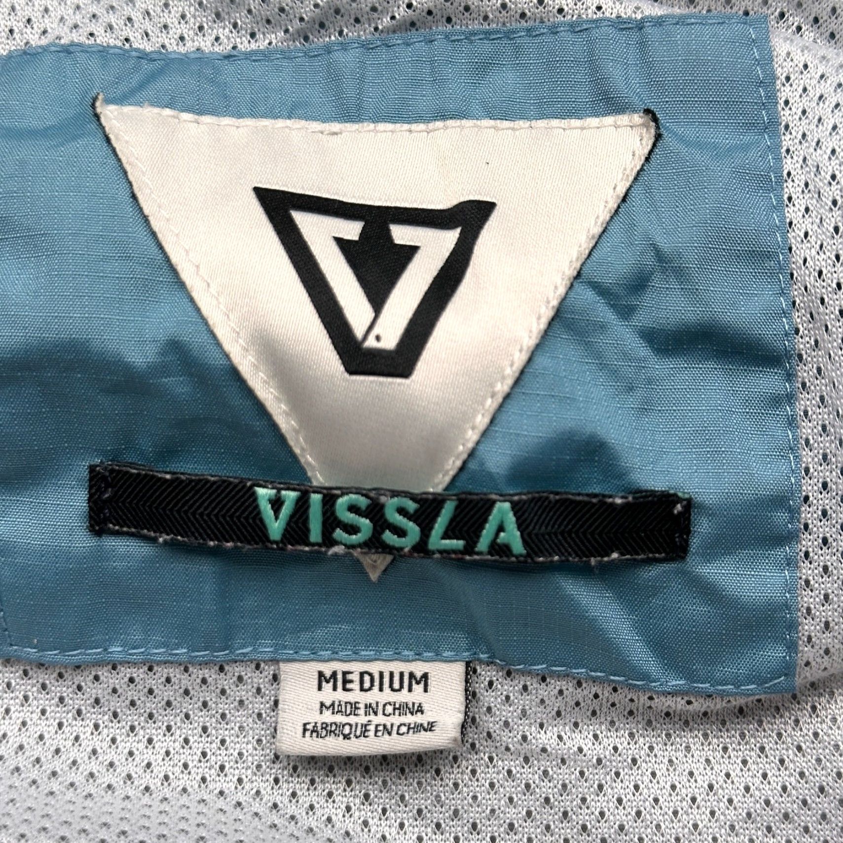 Vissla Vissla Windbreaker Jacket Men M Camper Eco Blue Gray Hooded Vintage: No, M, Regular Fit Size US M / EU 48-50 / 2 - 2 Thumbnail