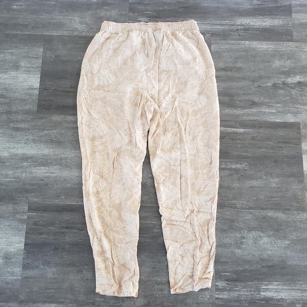 H&M Nude Cream Tropical H&M Skinny Pant Size 30" / US 8 / IT 44 - 2 Thumbnail