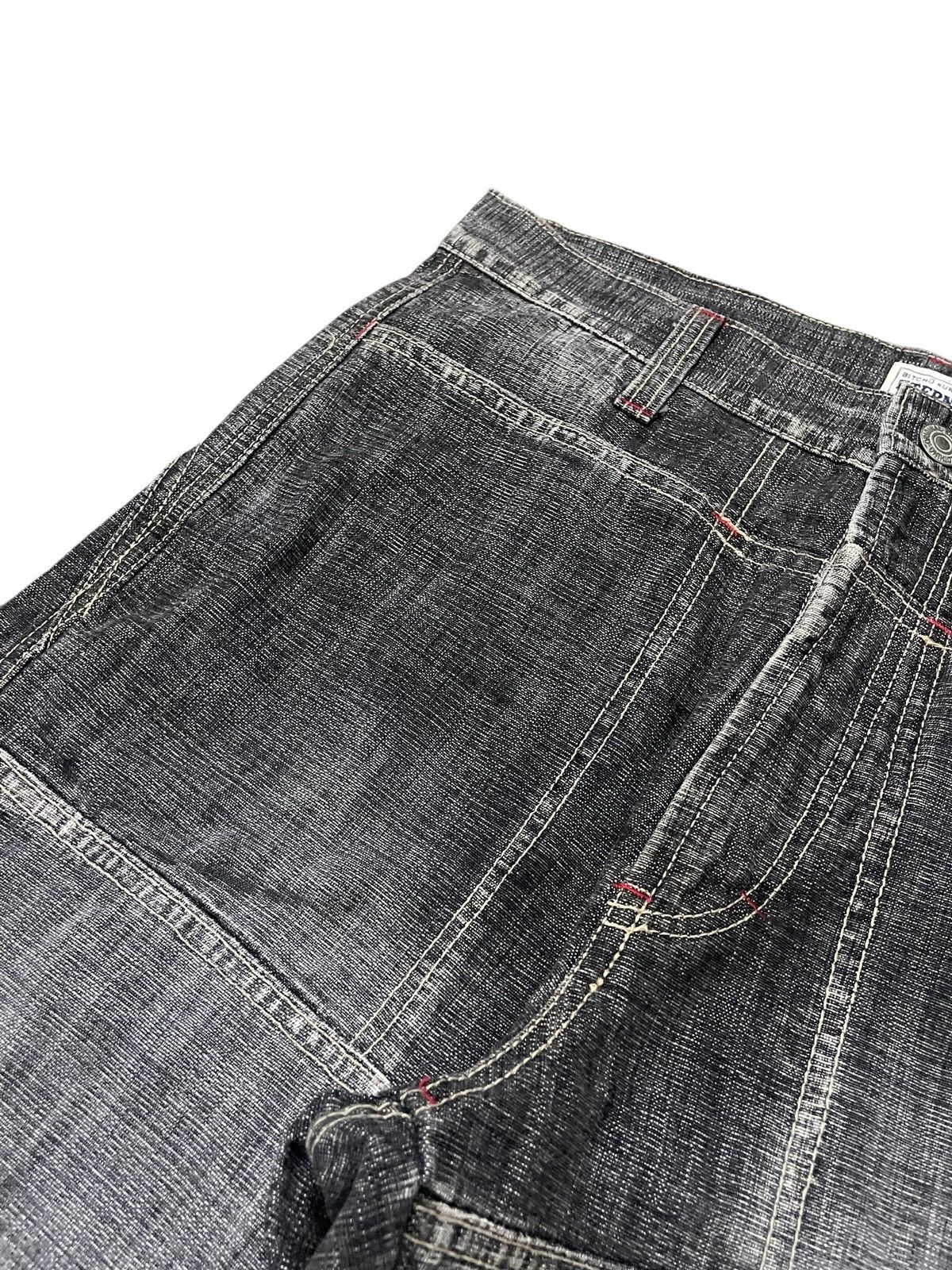 Eternal × Japanese Brand × Le Grande Bleu (L.G.B.) Eternal Bitchu Kurashiki Paneling Stone Wash Denim Jeans Size US 29 - 10 Thumbnail