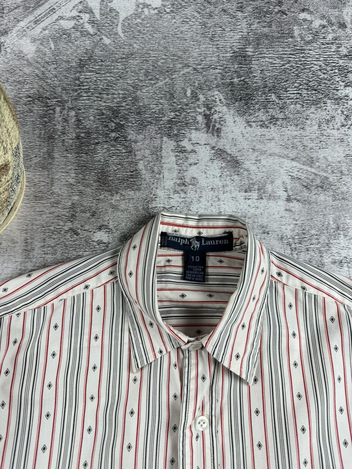 Polo Ralph Lauren Polo Ralph Lauren Made in Italy Striped Longsleeve Shirt Size US M / EU 48-50 / 2 - 10 Thumbnail