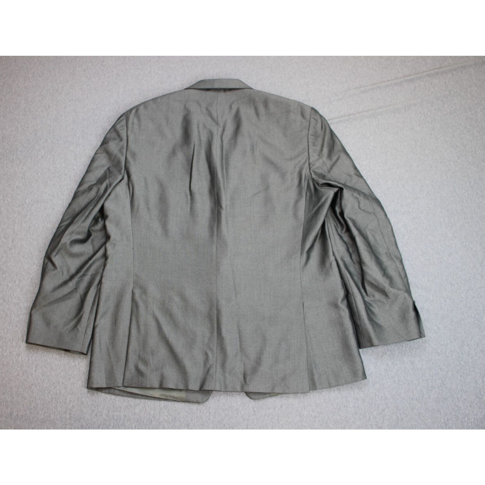 Calvin Klein Calvin Klein Blazer Mens 44R Gray Lined 2 Button Notch Size 44R - 2 Thumbnail
